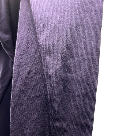 39. NWT Style & Co. Purple V-Neck Sweater with Ribbed Arms 1X - Picture 3 of 5